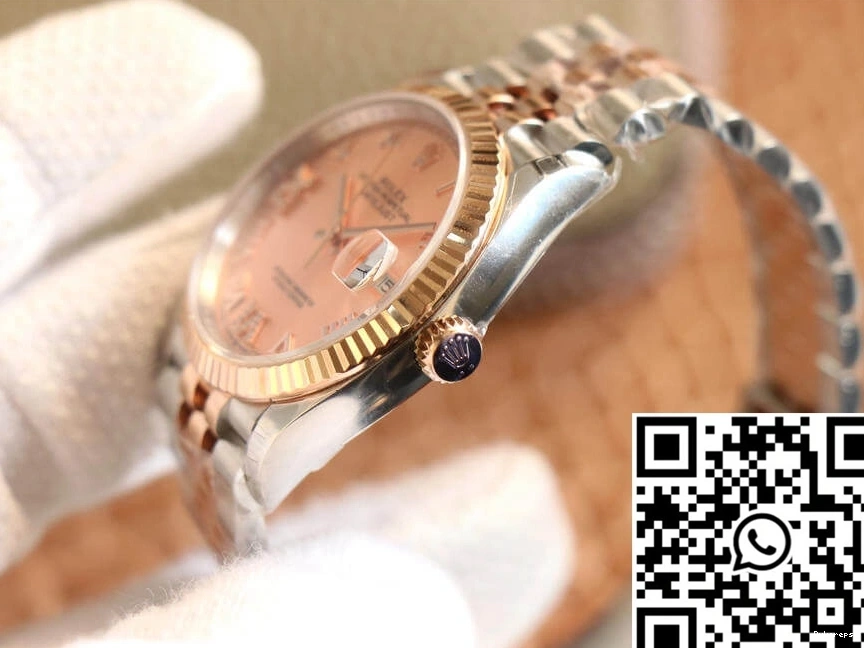 Dial Datejust Rolex M126231-0027 EW Rose Gold Diamonds Factory 0202